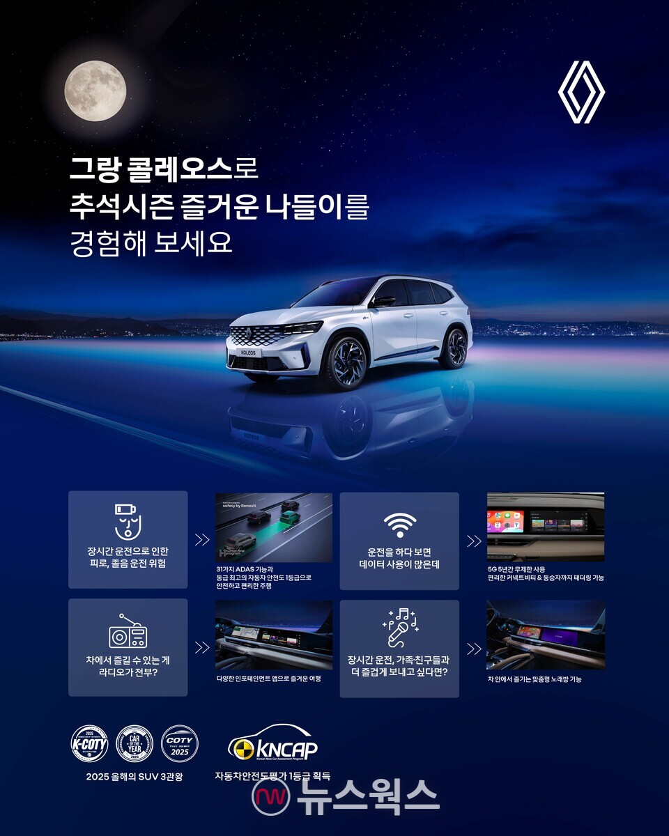 르노코리아가 추석 연휴 기간 전국 전시장을 정상 영업하며, 방문 고객을 대상으로 특별 이벤트를 진행한다. (사진제공=르노코리아)