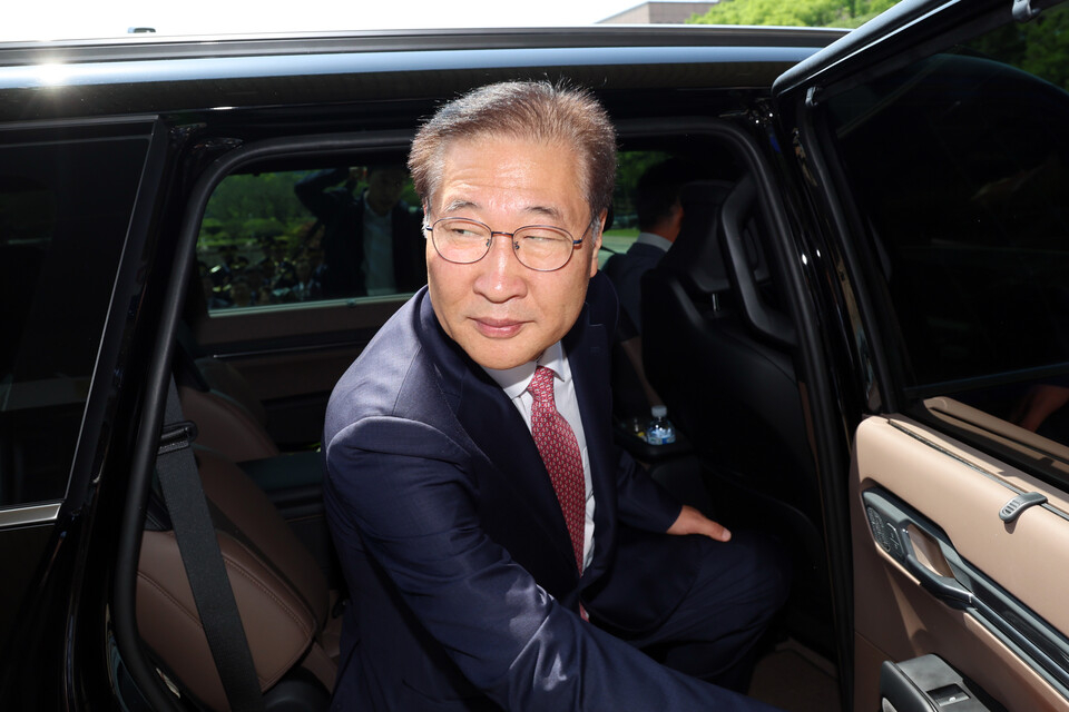 박성재 법무부장관이 지난 6월 5일 경기 과천시 정부과천청사에서 열린 이임식을 마친 후 청사를 떠나고 있다. (사진=뉴스1)