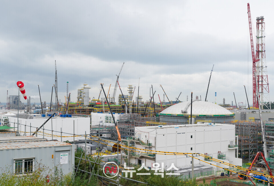 에쓰오일 '샤힌프로젝트' 건설 현장. (사진제공=에쓰오일)