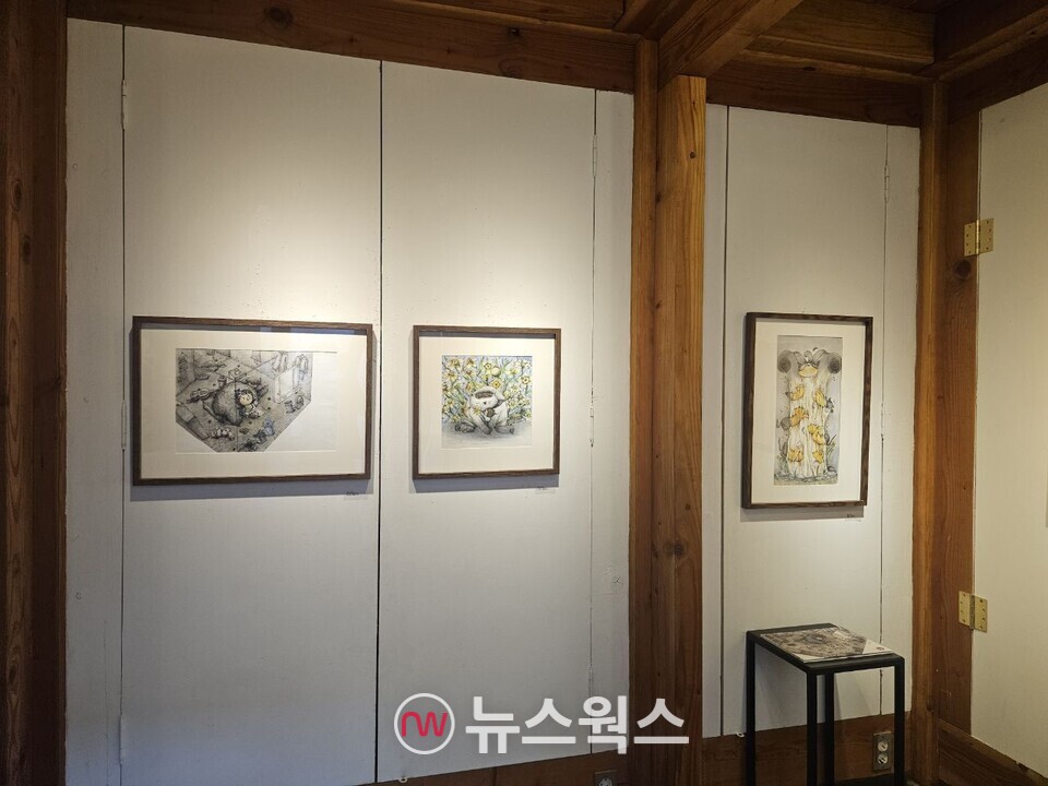솔솔작가의 그림책 원화전시. (사진제공=솔솔작가)