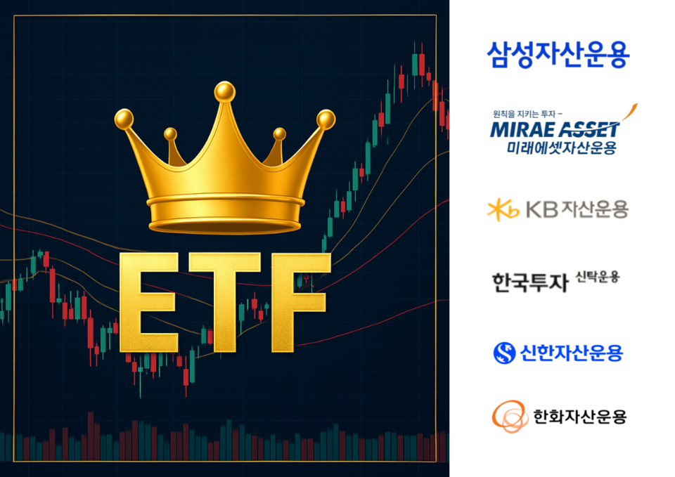 코스피가 사상 처음으로 4000포인트를 돌파하자, 상장지수펀드(ETF)가 투자자들 사이 관심을 받고 있다. (그래픽=미리캔버스 AI)