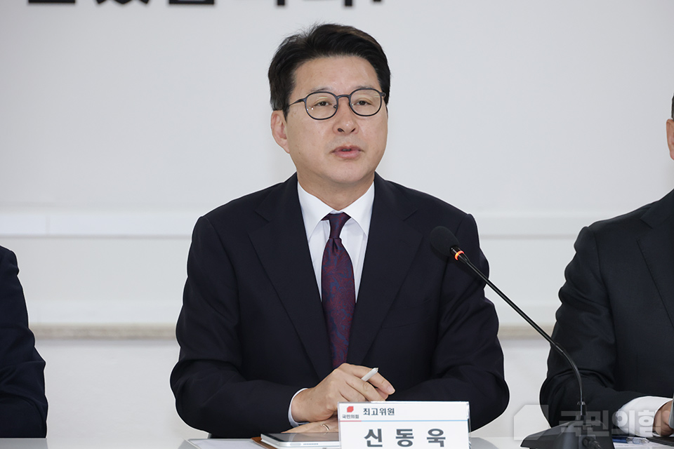 신동욱 국민의힘 최고위원이 지난 10일 충청북도 청주시 소재 국민의힘 충북도당에서 열린 '현장 최고위원회의'에서 발언하고 있다. (사진제공=국민의힘)