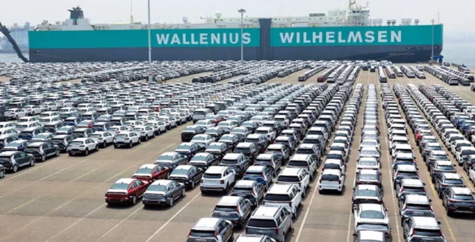 경기 평택항 기아 수출 전용 부두. (사진제공=산업부)