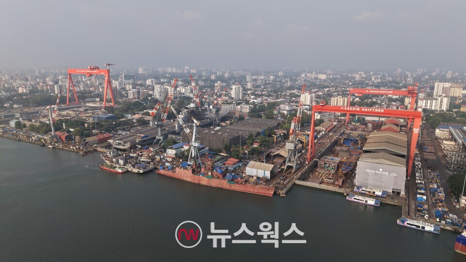 인도 코친조선소. (사진제공=HD현대)