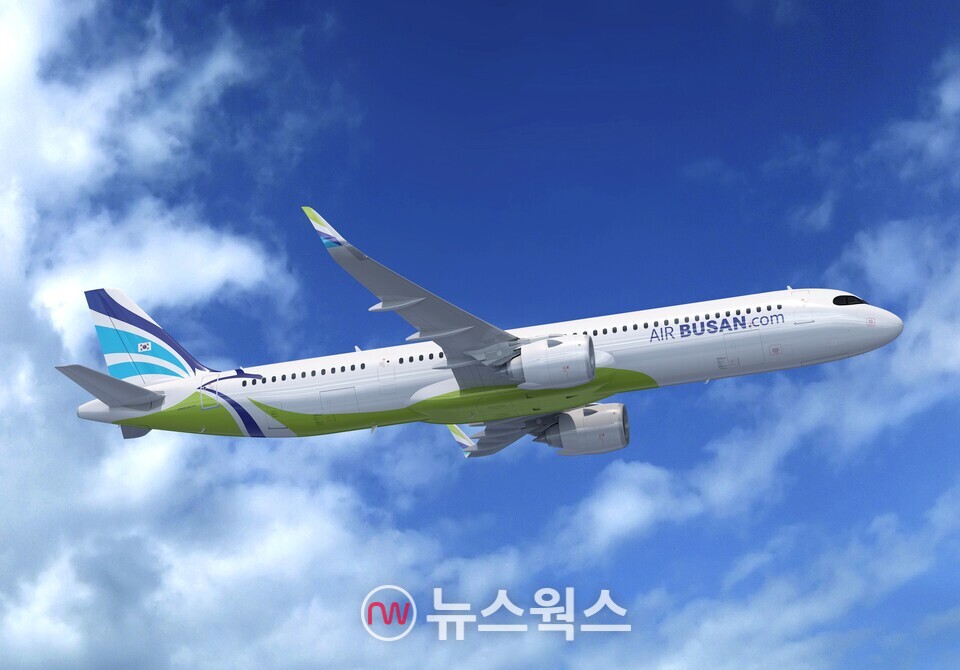 에어부산 'A321neo' 항공기. (사진제공=에어부산)
