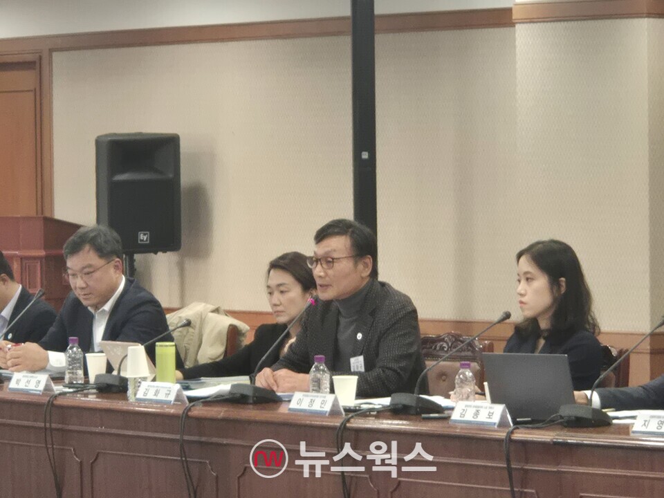 김화규 벨기에펀드 피해자 대책위원회 대표가 발언을 하고 있다. (사진=정희진 기자)