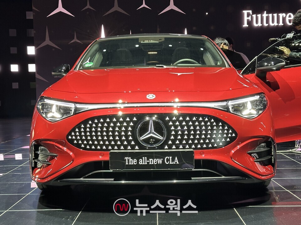 메르세데스-벤츠의 '디 올-뉴 일렉트릭 CLA'. (사진=정현준 기자)