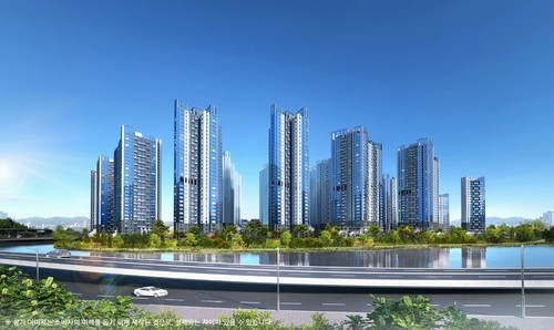 반포동 반포래미안트리니티 투시도 (그림제공=삼성물산)