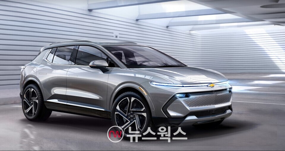GM이 준비 중인 전기차 '이쿼녹스 EV'. (사진제공=한국지엠)