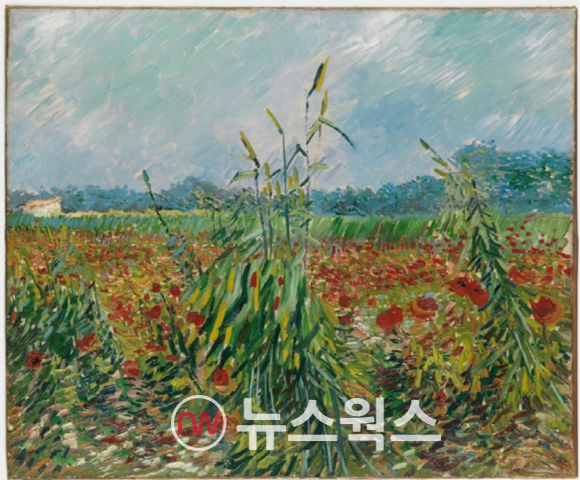 반 고흐 작품 '밀밭의 양귀비'. (사진제공=이엔에이파트너스)