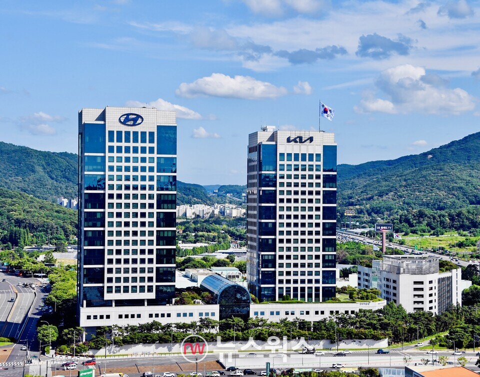 Hình ảnh trụ sở chính của Hyundai Motor & Kia tại Yangjae-dong, Gangnam-gu, Seoul. (Ảnh do Hyundai Motor Group cung cấp)