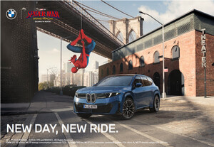 BMW iX3·5 시리즈, 영화 '스파이더맨'서 존재감 발휘